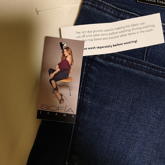 Sofia by Sofia Vergara Dark Blue Skinny Jeans - Picture 7 of 7